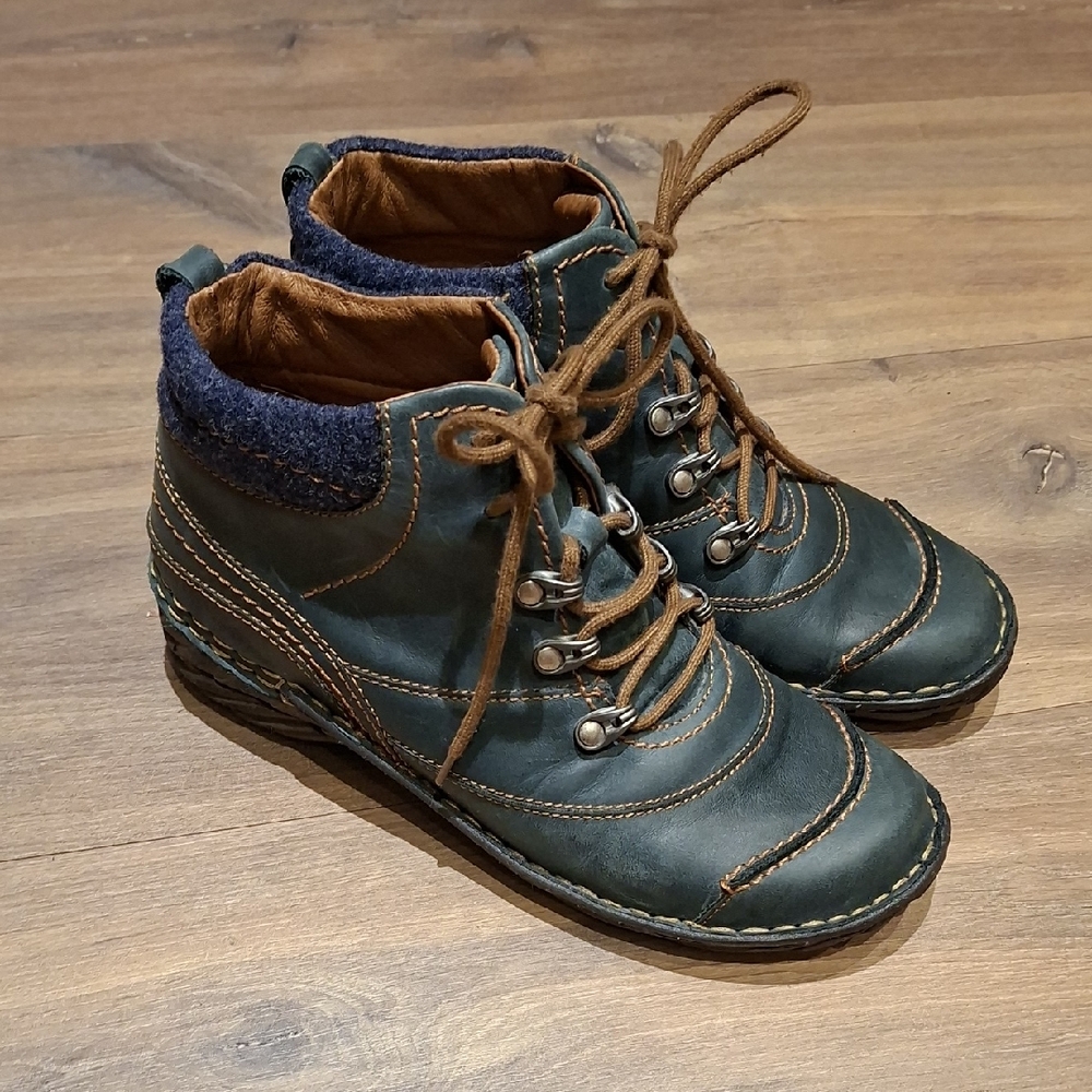 Josef Seibel Leather Ankle Boots